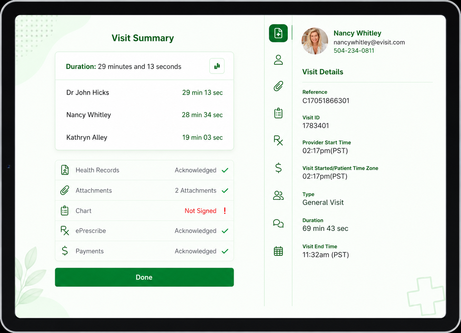 Smart Visit Management Dashboard